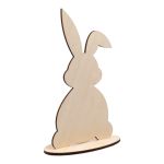 Заготовка из фанеры Заготовка на подставке 26х20.9х0.3 см, Заяц, Mr.Carving, БА-75