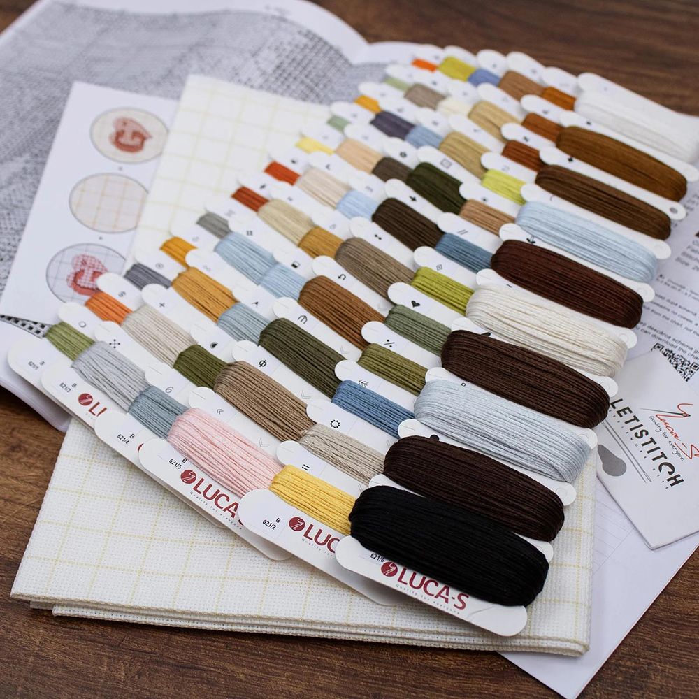 Набор для вышивания нитками Luca-S B621, Величие природы, 67х44см