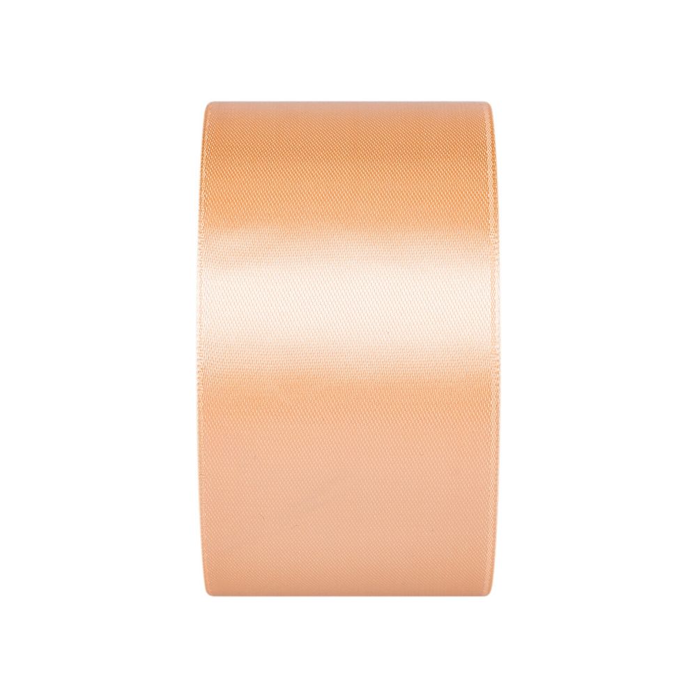 Лента атласная 1-сторонняя 50.0 мм / 33±2 метра, 071 св.кремовый, Gamma