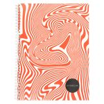 Тетрадь Энергия A4 80 л. на гребне 60 г/м², 4 шт, клетка, SVT 800221 04 красный, Светоч