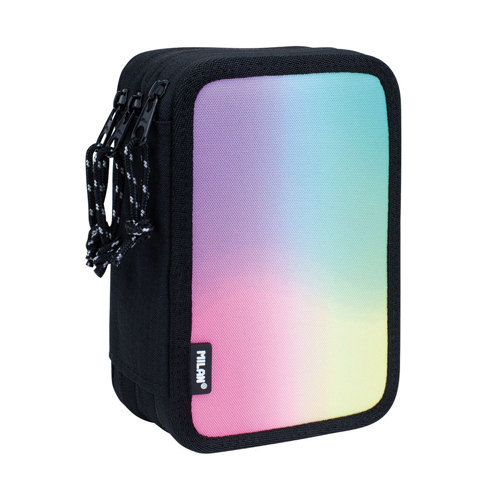 Пенал на молнии трехярусный с наполнением 19,5*13*7,5 см, 081364SNK1, Milan 081364SNK1