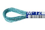 Мулине Gamma металлик, цв.М-12 бирюзовый, 12 мотков по 8 метров