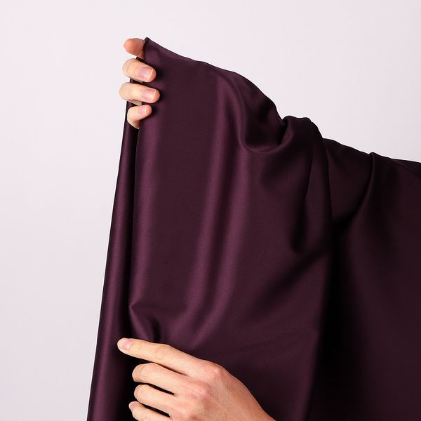 Атлас стрейч для нижнего белья 107 г/м², 125 см / 1 метр, 0180 цв.117 бордо