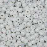 Бисер полупрозрачный с радужным покрытием, круг.отв., 500гр, Preciosa