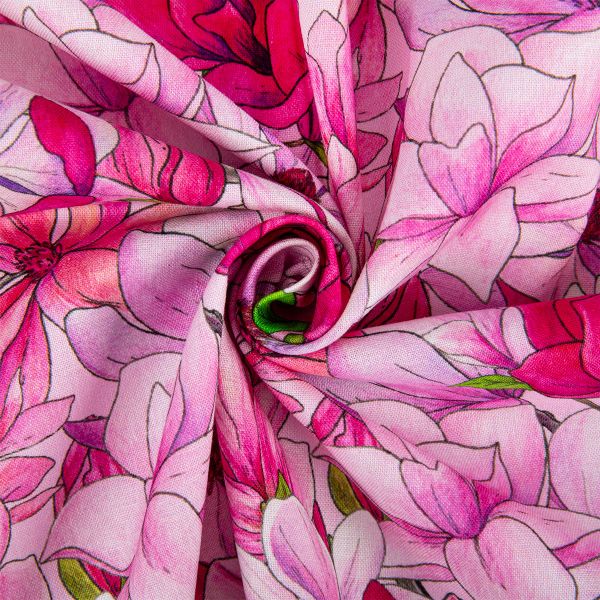 Ткань для пэчворка Peppy Прекрасные магнолии 50х55 см, 140±5 г/м², ПМ-22