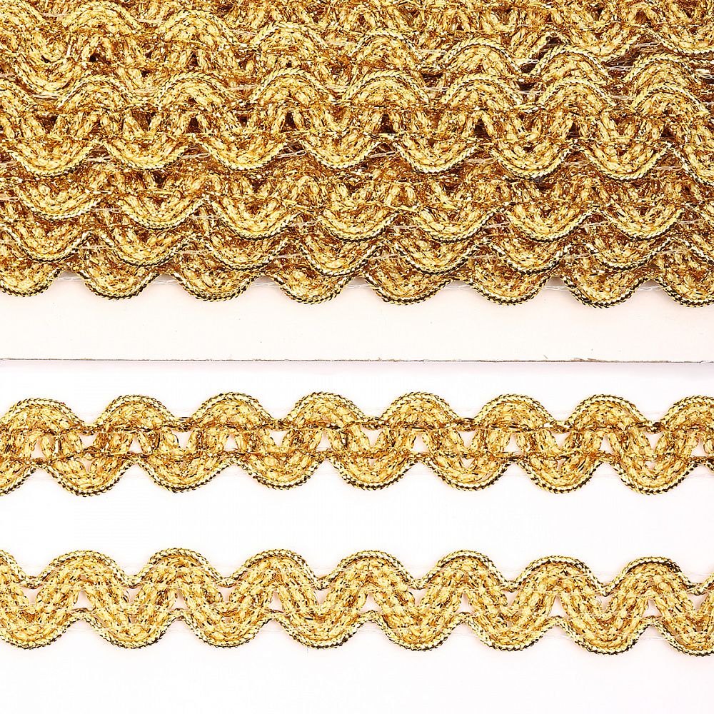 Тесьма отделочная 20 мм / 13.71 метров, TBY 907 цв.золото