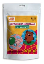 Картина по номерам Фрея, Союзмультфильм. Приключения Винни-Пуха, на магните, 9х9 см