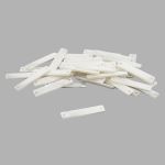 Украшение пришивное 30х6 мм, пластик, молочный, СВ_Т-21, 36 шт