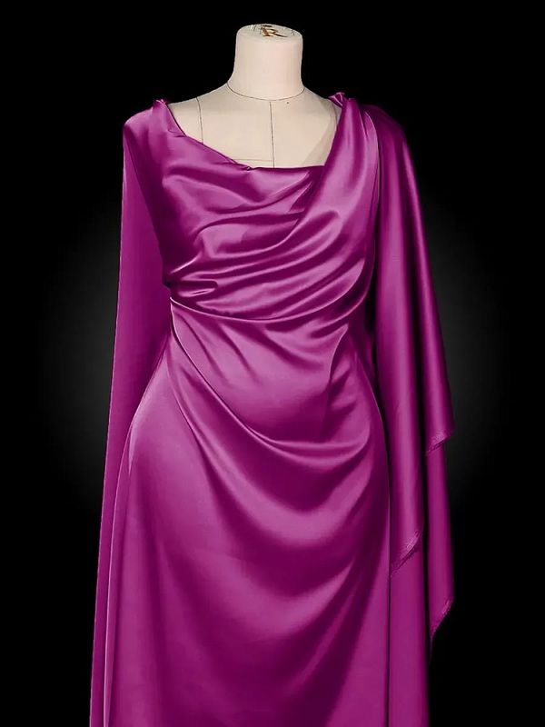 Шелк Армани 90 г/м², 150 см / 25 метров, TBYArm-004, цв.04 фуксия