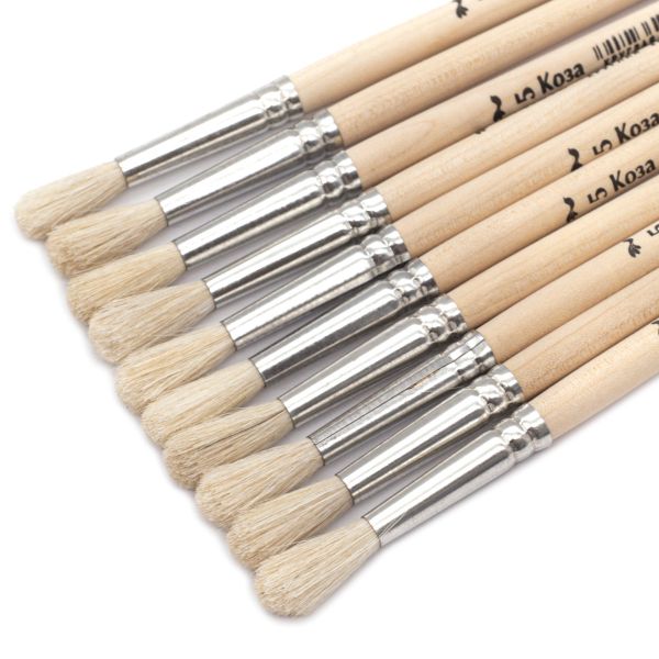 Кисть коза школьная №5,10 шт