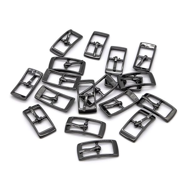 Пряжка ременная металл 10 мм (внешн. 12х26 мм), чер.никель, 20 шт, BIG
