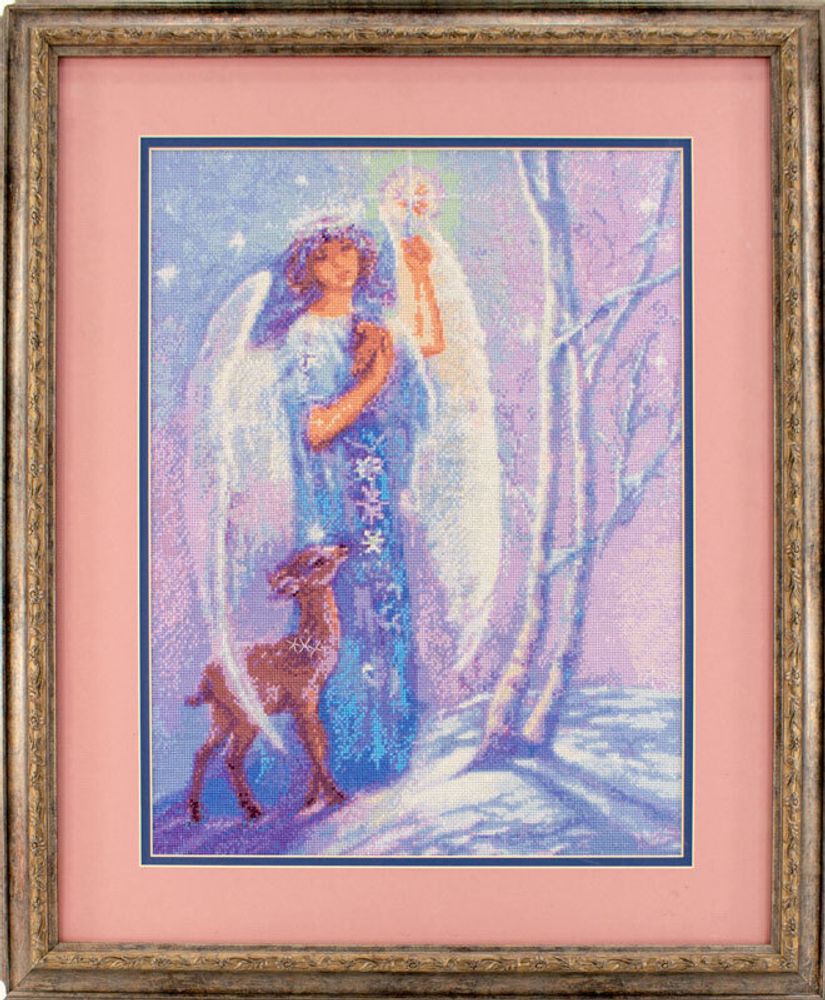 Вышитая картина Марья Искусница, Ангел с оленем