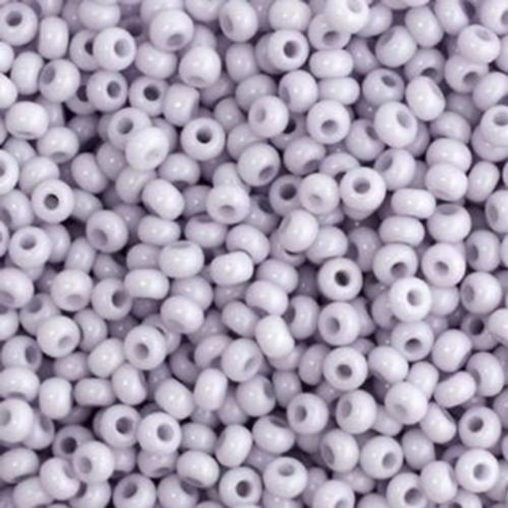 Бисер Preciosa мелованный 10/0 (2.3 мм), круг.отв, 50г, (03221)