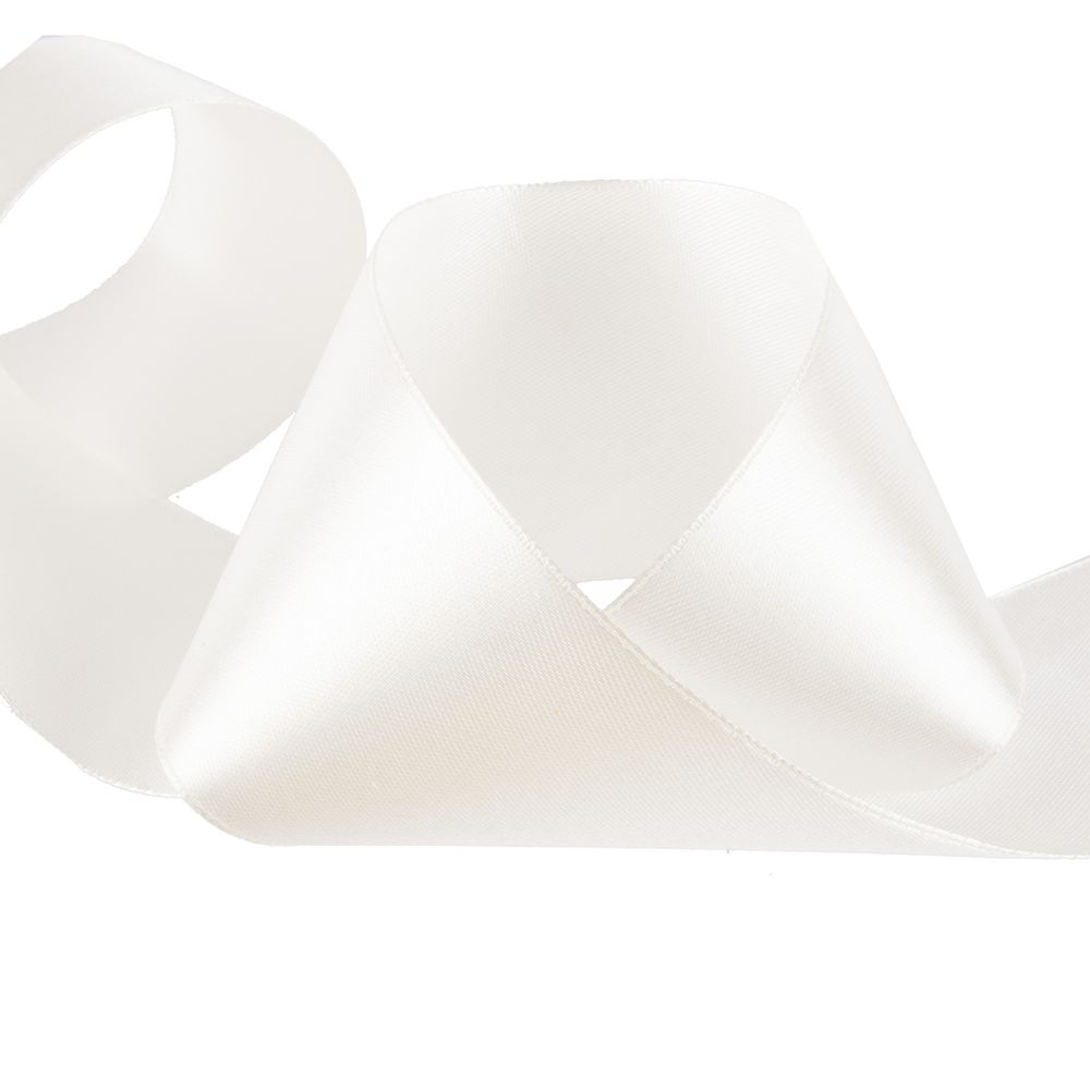 Лента атласная 1-сторонняя 50.0 мм / 33±2 метра, №0944/1 кремовый, Gamma