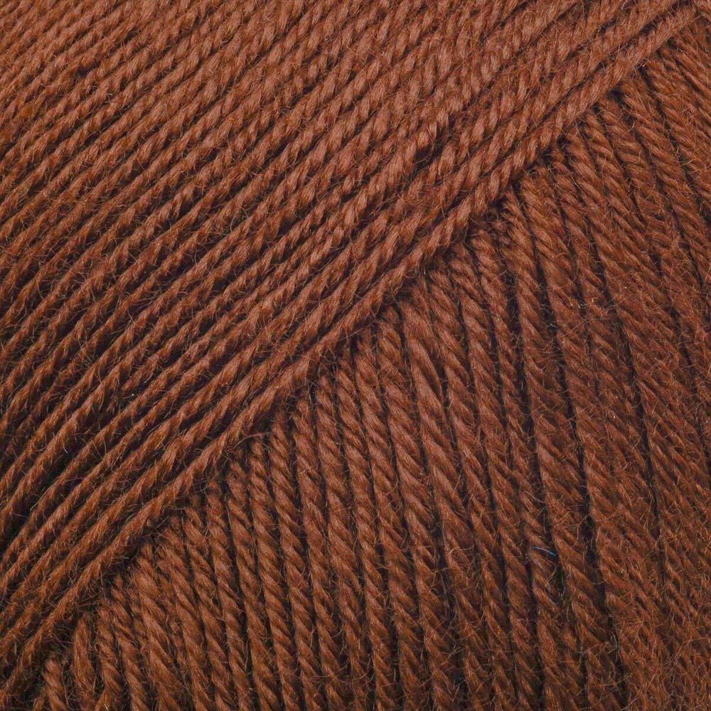 Пряжа Люблю вязать Зефир / уп.3 мот. по 100 г, 295 м, 890 коричневый