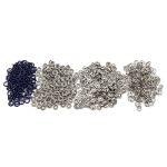 Кнопка рубашечная (джерси) открытая ⌀9.5 мм, ≈144 шт, МЕТАЛЛ, эмаль, 569 т.синий матовый, NEW STAR