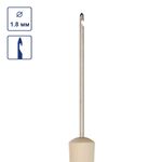 Шило сапожное (с крючком) с березовой ручкой, 1 шт, в чехле ⌀1,8мм, Gamma CON-03