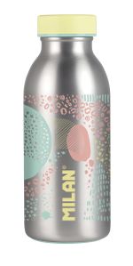 Бутылка металлическая для напитков Silver series 354 мл, желтый 643012SL, Milan