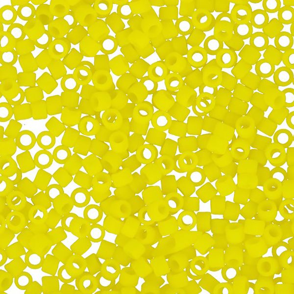 Бисер Toho 11/0 Treasure 2 (1.6 мм), 500 г, 0042F лимонный/матовый