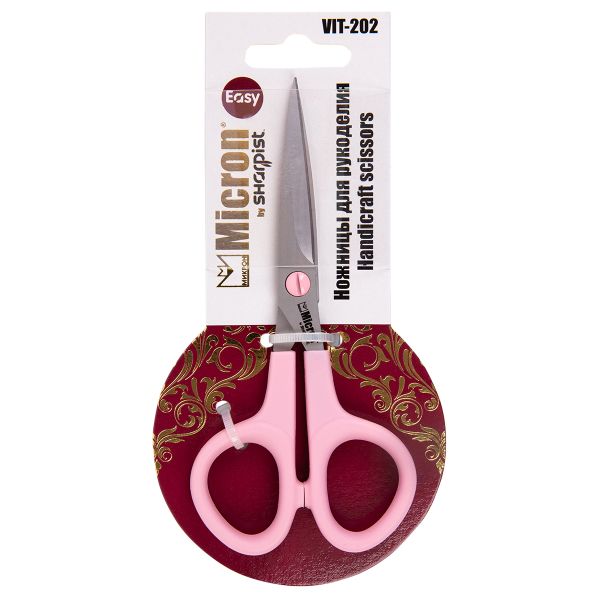 Ножницы рукодельные 13.5 см, сатинированные, VIT-202, Micron by Sharpist