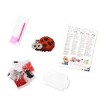 Алмазная (кристальная) мозаика Фрея, магнит Божья коровка, 8,5х6 см