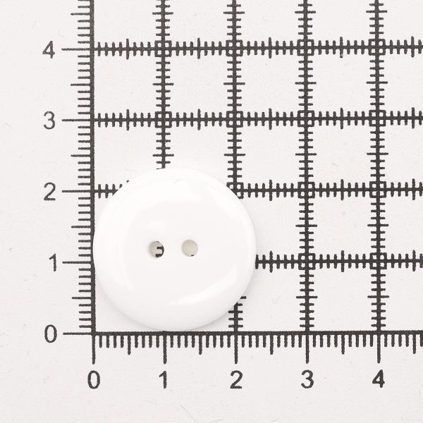 Пуговицы 2 прокола 36L, 23мм, (s.white (белый глянец)), CB-K-15, 36 шт
