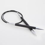 Спицы круговые Knit Pro Karbonz 5,5 мм / 80 см, карбон, черный, 41191
