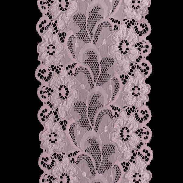 Кружево бельевое эластичное 150 мм / 13.72 м, цв. C344 пудровый