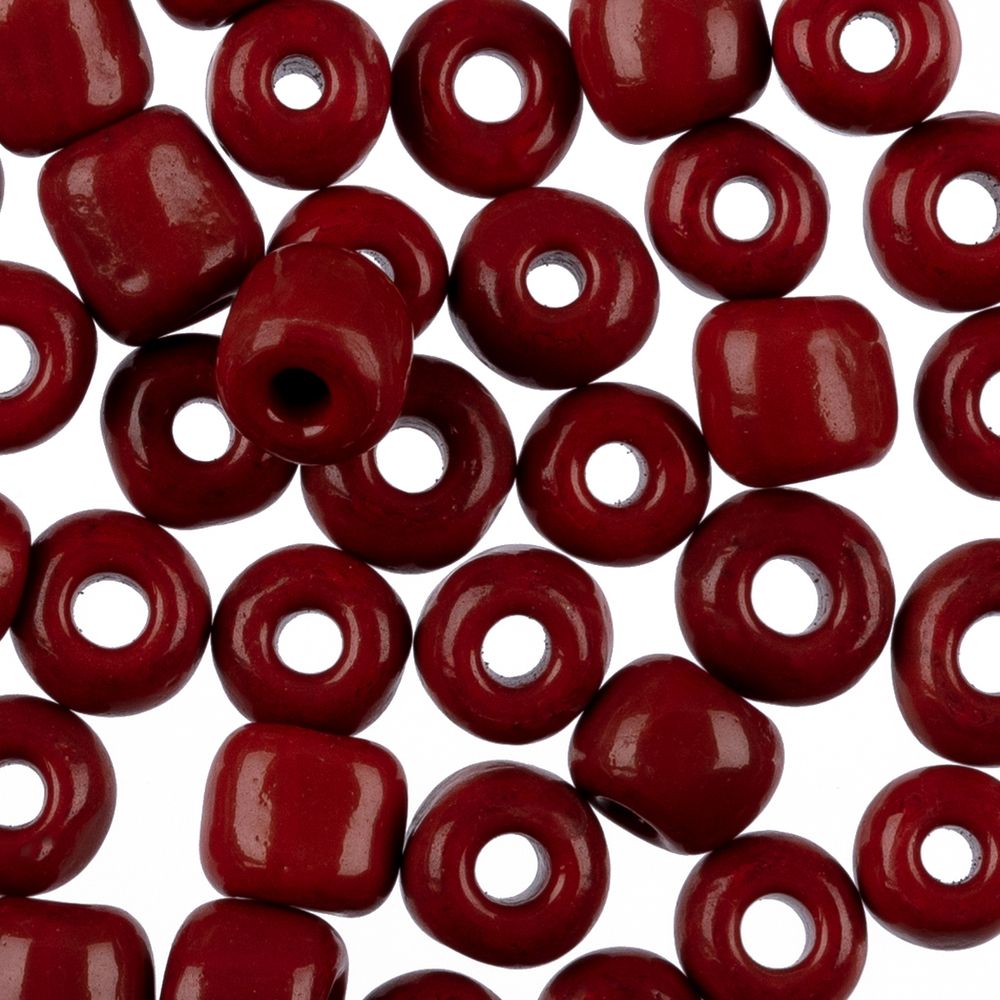 Бисер Zlatka 6/0 (4.1 мм), 100 г (10х10 г), №0046 шоколадный, GR