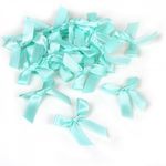 Бантики пришивные 3,5см MJRF070 мятный F201 уп.100 шт