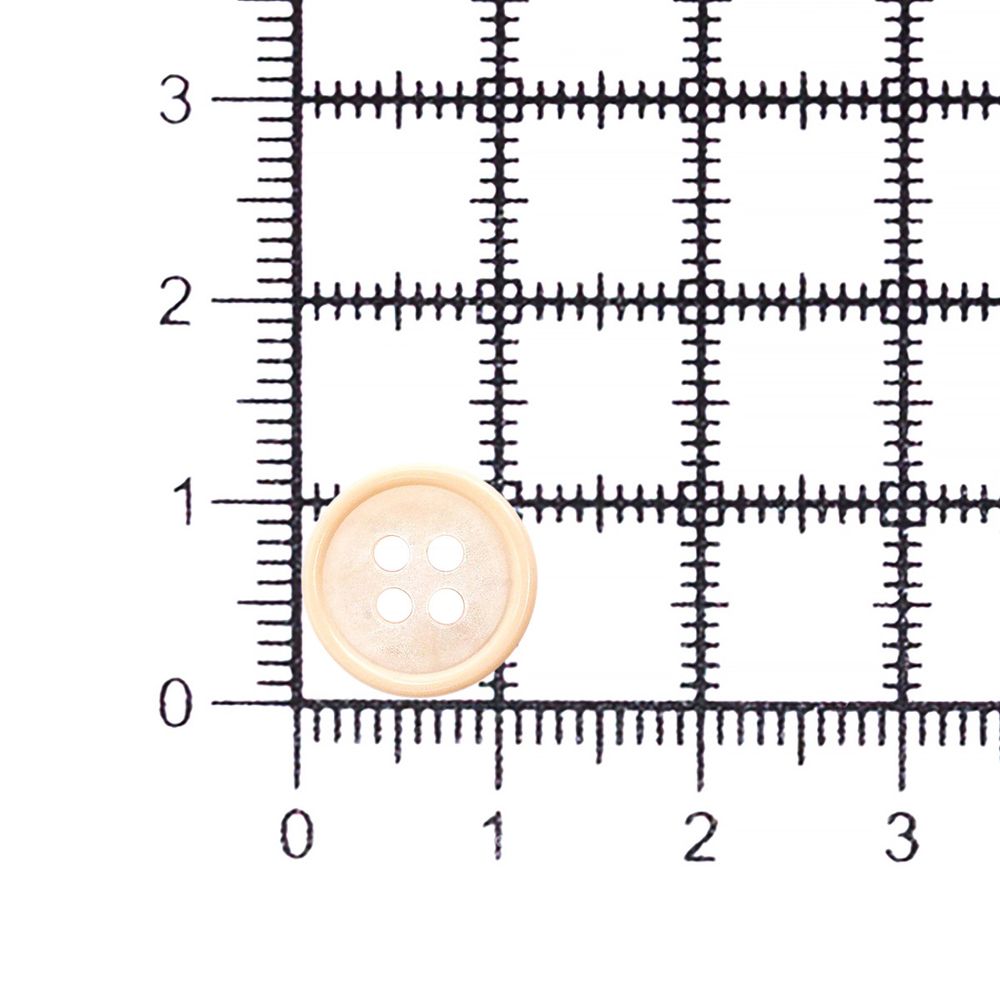 Пуговицы 4 прокола 18L (11мм), пластик (col.09 персиковый), CB_M-57, 72 шт