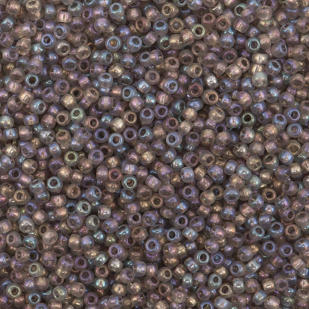 Бисер Preciosa прозрачный solgel с радужным покрытием 10/0 (2.3 мм), круг.отв, 50 г, (41141)