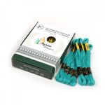 Мулине ПНК им.Кирова цв.3510 зеленый, 24 мотка по 8 метров