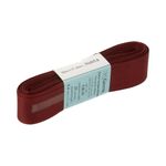 Лента репсовая нарезка 25.0 мм / 5 шт по 5.4 метра, 054 бордовый, Gamma GR-25