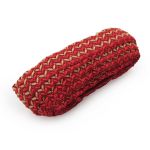 Тесьма отделочная вязаная 30 мм / 10м (8 бордо/красный/беж), С1443Г7