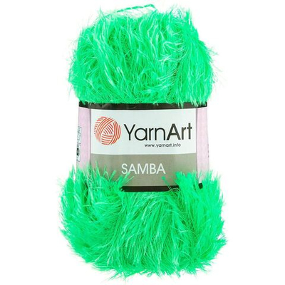 Пряжа YarnArt (ЯрнАрт) Samba травка / уп.5 мот. по 100 г, 150м, 09 салат
