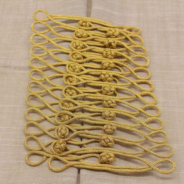 Сутажная застежка, 18х11 см (золото), NO.6