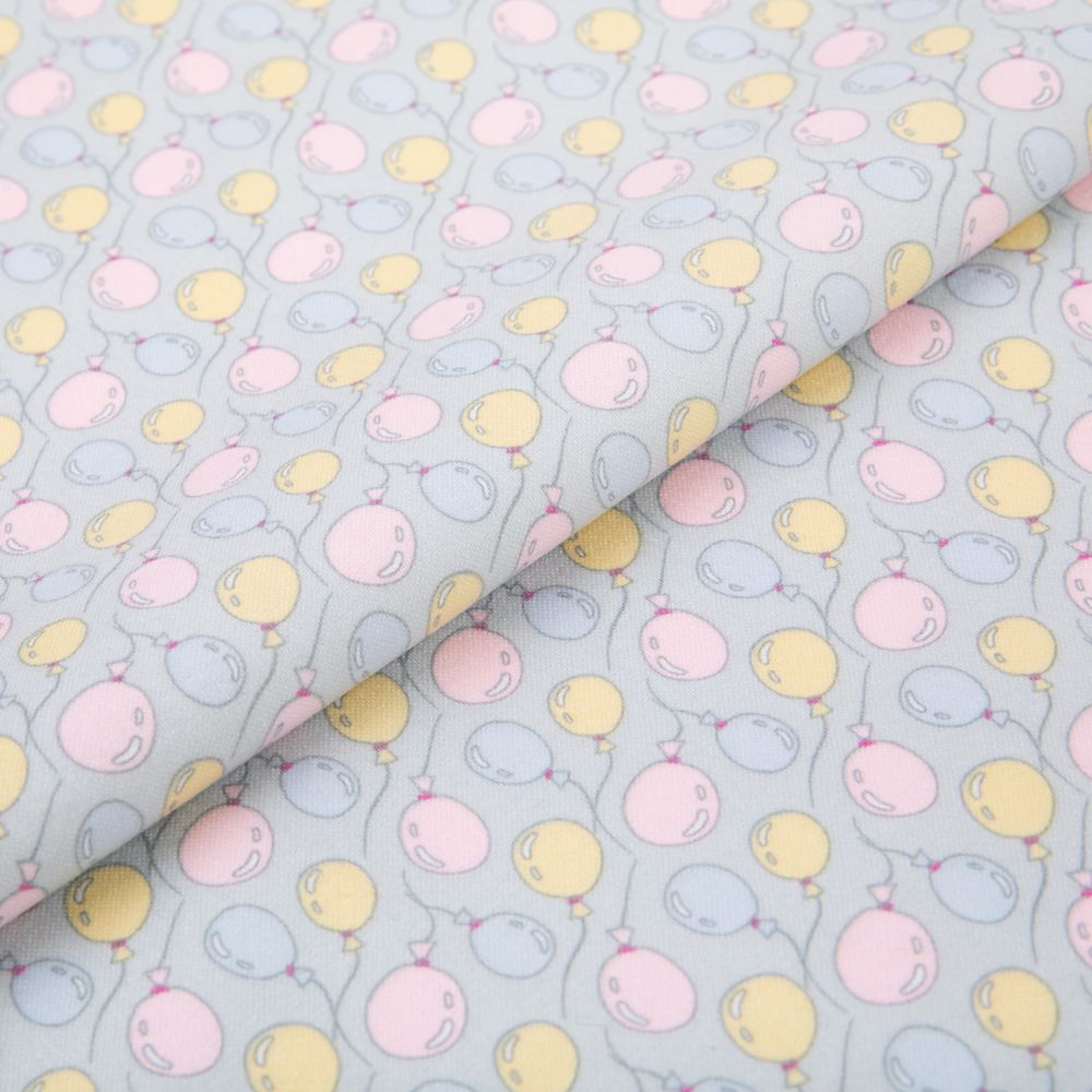 Ткань для пэчворка Peppy Молочные сны фланель, рулон 112 см / 5 метров, МС-27 серый, Peppy