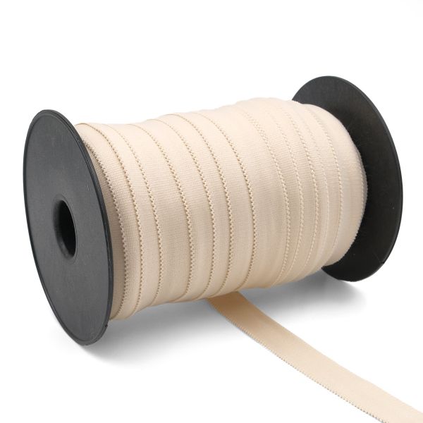 Резинка бельевая (бретелечная) 20.0 мм / 50 метров, бежевый, (ML220.020)