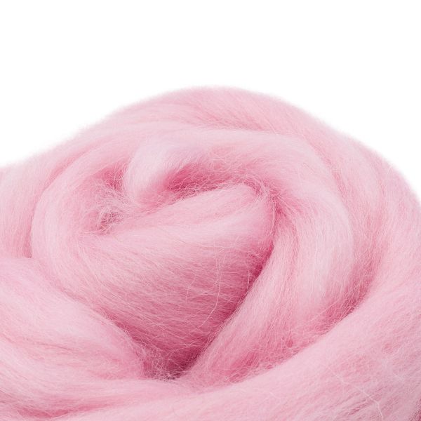 Шерсть для валяния полутонкая 100%, 100г, 125 камелия