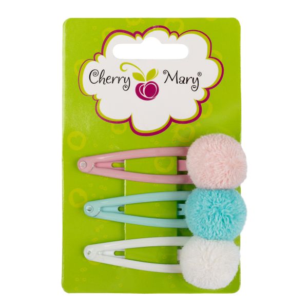 Набор заколок для волос, 15 шт, №01 ассорти, Cherry Mary Z6204