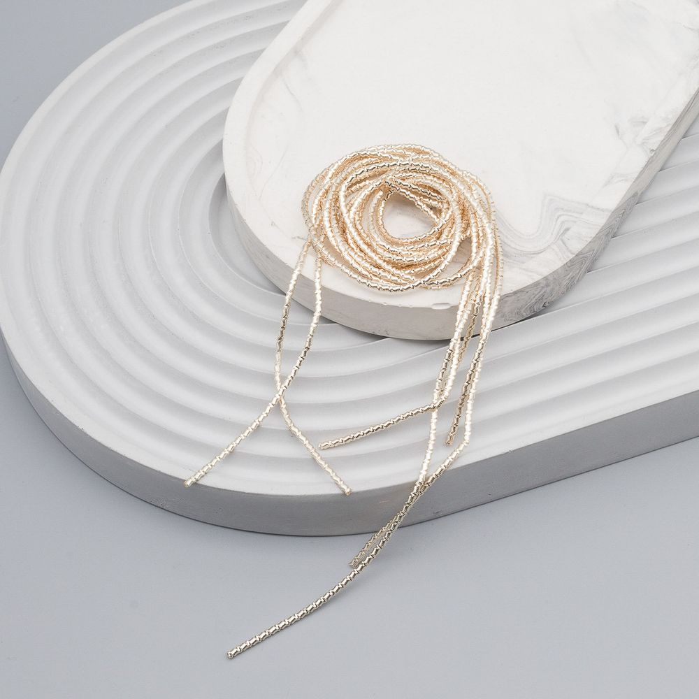 Трунцал Бамбук светлое-золото 2 мм, 5±0.1 грамм, ТБ005НН2