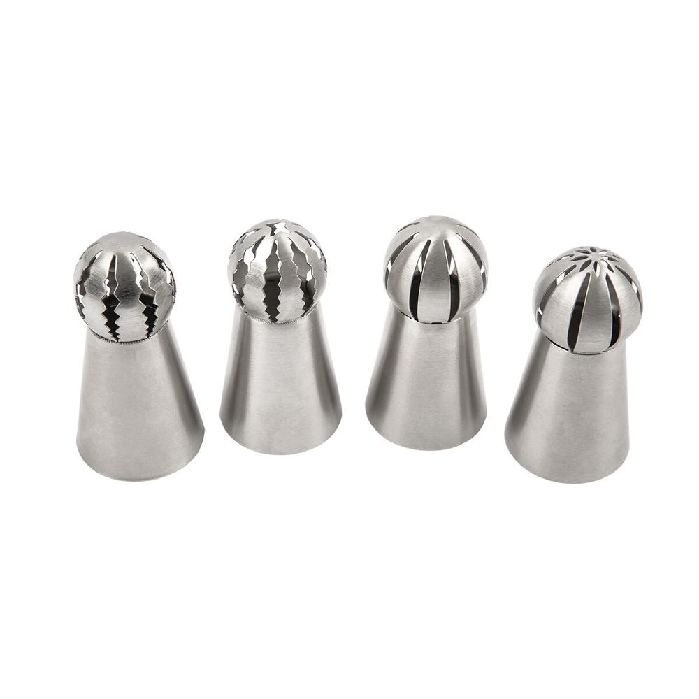 Набор кондитерских насадок металл, 3 шт, металл, S-Chief SHF-0117
