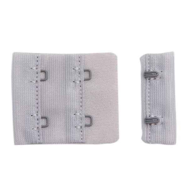 Застежки для бюстгальтера текстильные 2х2, 38 мм, 279 серый лед, 2494, 25 шт, Arta