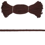 Шнур плетеный ⌀4.0 мм / 30 метров, коричневый