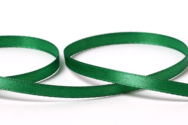 Лента атласная 1-сторонняя 6.0 мм / 33±2 метра, 035 зеленый, Gamma