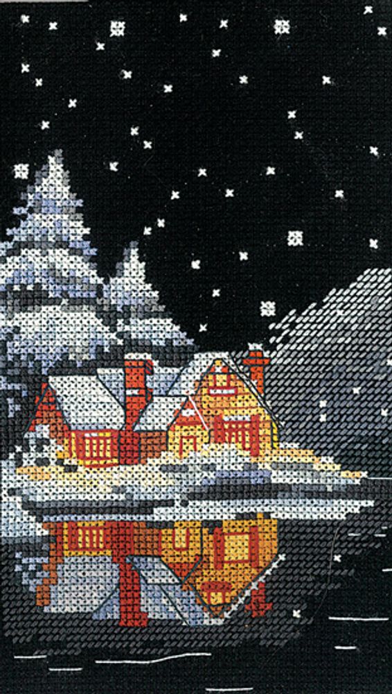 Набор для вышивания нитками Сделай своими руками, Отражение. Уют 9х16см