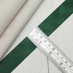 Лента атласная 1-сторонняя 25.0 мм / 22.86±1 метров, 126 т.зеленый, Globus