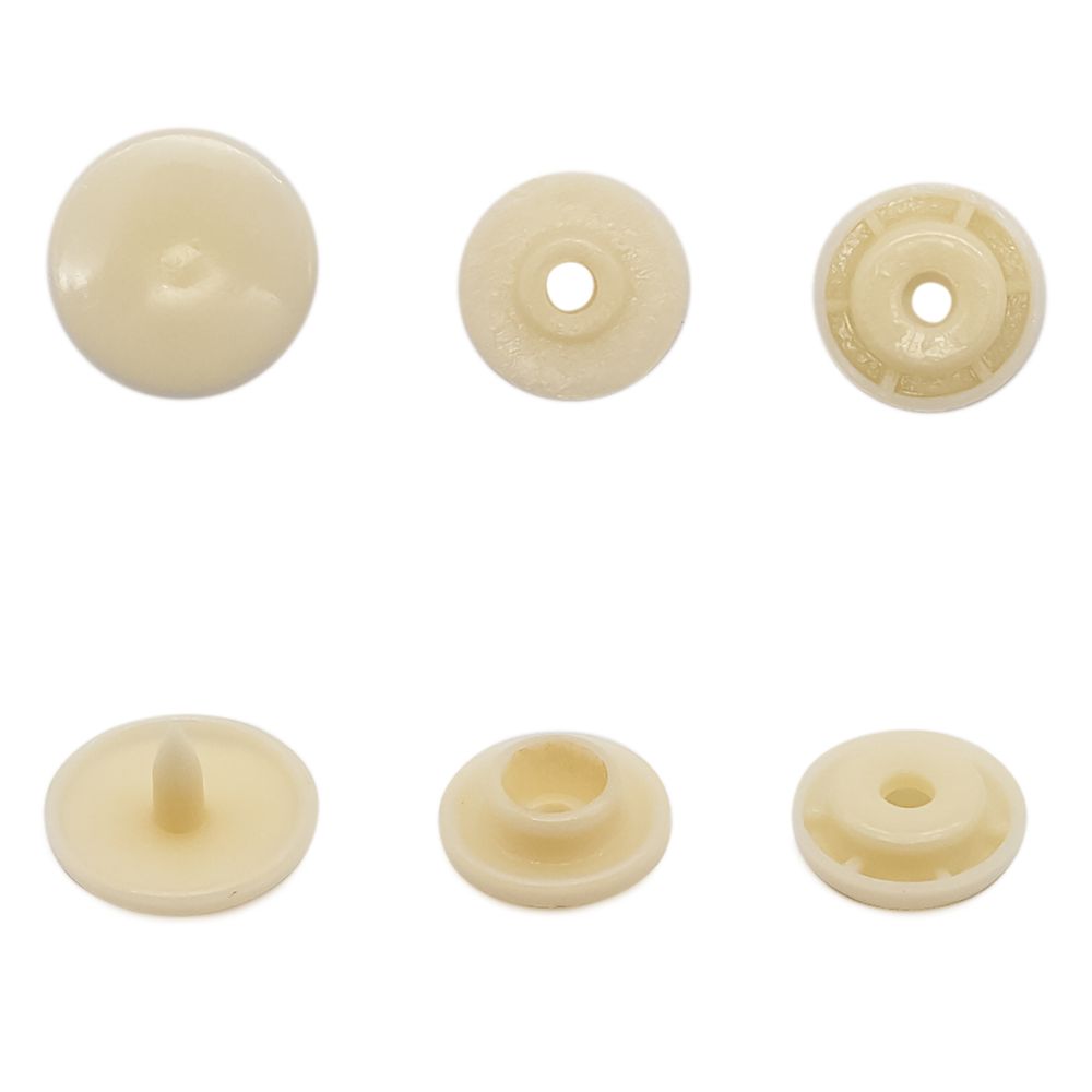 Кнопка рубашечная ⌀12,5/10мм пластик (≈1000 шт) New Star (306 экрю)