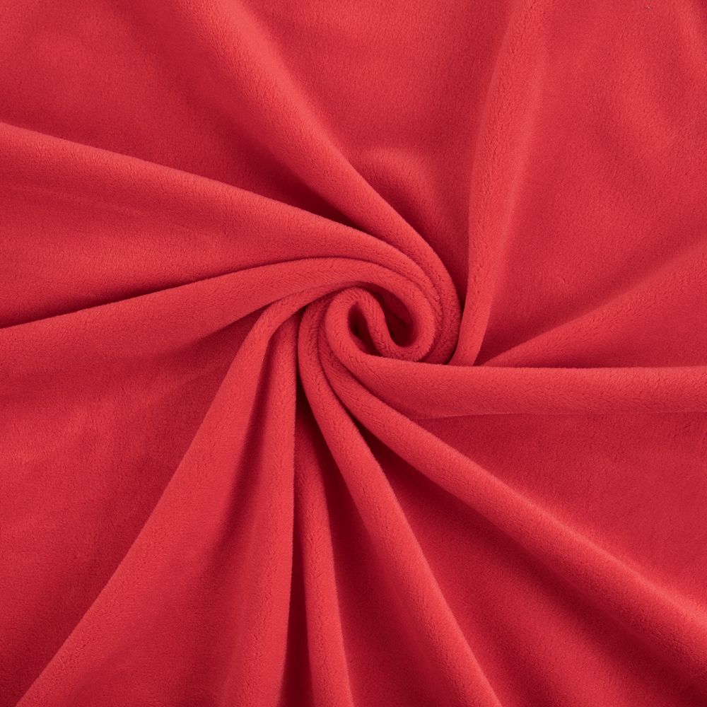 Велюр 240 г/м², 185 см / 5 метров, красный/red, Gamma VELR